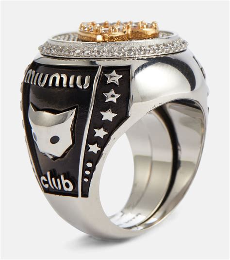 miu miu ring|miu jewelry rings.